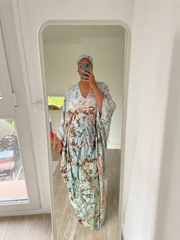 Robe de maison - bleu clair
