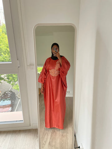 Robe boubou - Orange