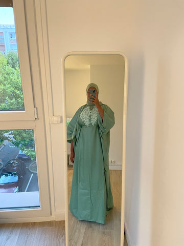 Robe boubou Fatou - Vert