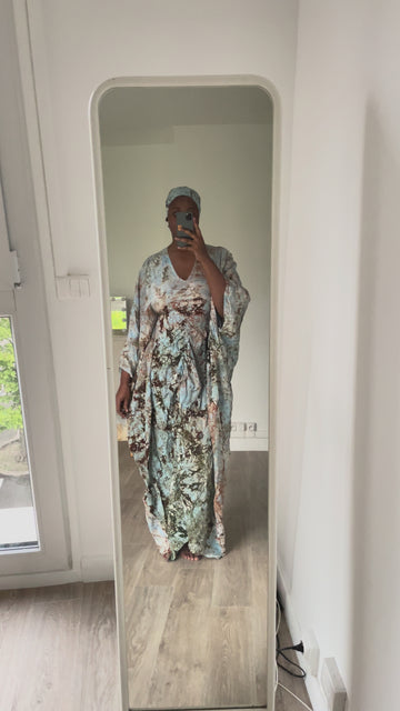 Robe de maison - bleu clair